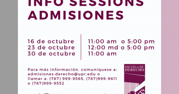 Info Sessions Admisiones