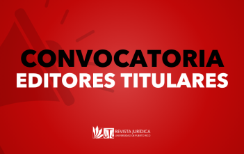 Convocatoria: Editores Titulares