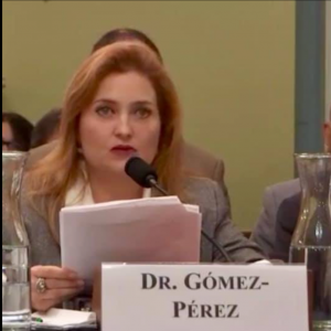 Prof. Ana Cristina Gómez Pérez in Hearing May 2nd, 2019, The Status of the Puerto Rico Oversight, Management, and Economic Stability Act (PROMESA): Lessons Learned Three Years Later.