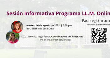 Sesión Informativa Programa LL.M. Online