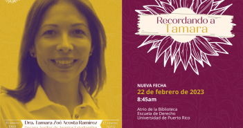 Cambio de Fecha – Actividad Recordando a Tamara / 22 de febrero de 2023