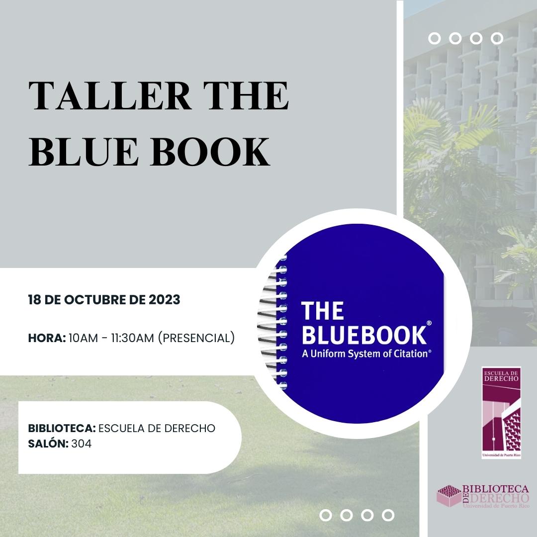 Taller The Blue Book por la Biblioteca de la Escuela de Derecho UPR 
