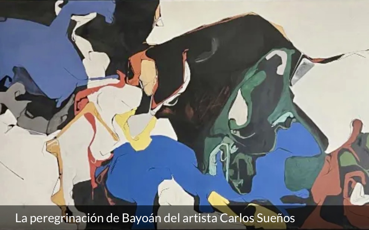 obra titulada, La peregrinación de Bayoán (Reflejo de una cueva), fue realizada en el año 1973 por el artista puertorriqueño Carlos Sueños.